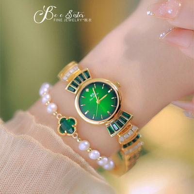 女表小绿表防水时尚潮流轻奢女表