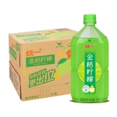 商超同款 统一金桔柠檬茶1L大酸酸甜甜风味饮料清新果汁饮品