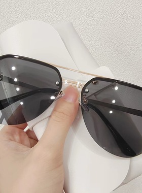 2026新款太阳镜 韩版女时尚太阳眼镜潮流蛤蟆镜大框遮阳墨镜9258