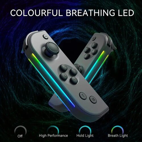 switch JOYCON NS手柄支持一键唤醒蓝牙手柄NS体感震动RGB灯光
