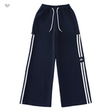 女童2025年冬季新款侧拼拉条绣花加绒裤女大童户外保暖运动休闲裤，童装裤子，祺儿童装