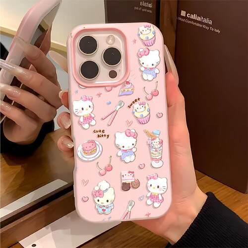 可爱甜点kt适用于苹果17PROMAX手机壳iPhone15轻奢14卡通13软壳12