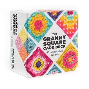 Square Granny Card Deck 奶奶针织50张图案套 跨境爆款 DIY The