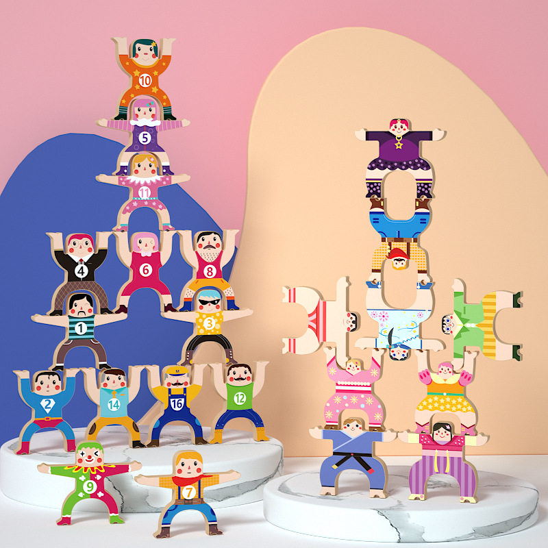 木质大力士叠叠乐儿童益智玩具女孩平衡积木亲子游戏叠叠乐,玩具/童车/益智/积木/模型,木质积木,淘宝优惠券,粉丝福利购,淘宝优惠卷