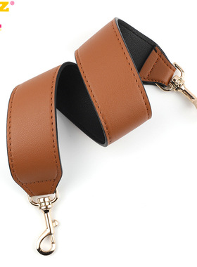 现货黑色52cm肩负宽肩带配件 手挽包包替换带 PU皮革短包肩带