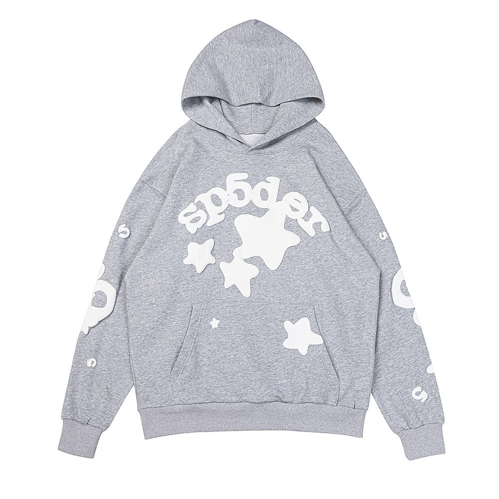 S@P5Der High-Quality Hip-Hop Singer Letter 5555555 Printed Hooded Sweatshirt, Unisex, Casual and Versatile foto 3