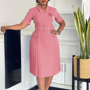 非洲职业女性连衣裙大码裙 Africa women dress big size new 3xl