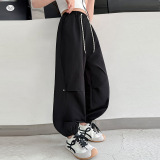 女童裤子夏季薄款2025新款儿童束脚速干裤宽松运动女孩灯笼防蚊裤，商品下架区，祺儿童装