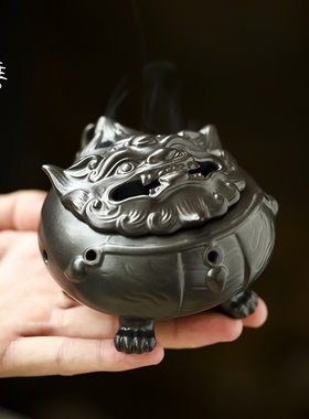 陶瓷仿古香炉家居摆件倒流