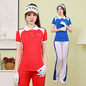 跑步健身跳操团体服演出服夏季 速干运动套装 新款 杨丽萍广场舞服装