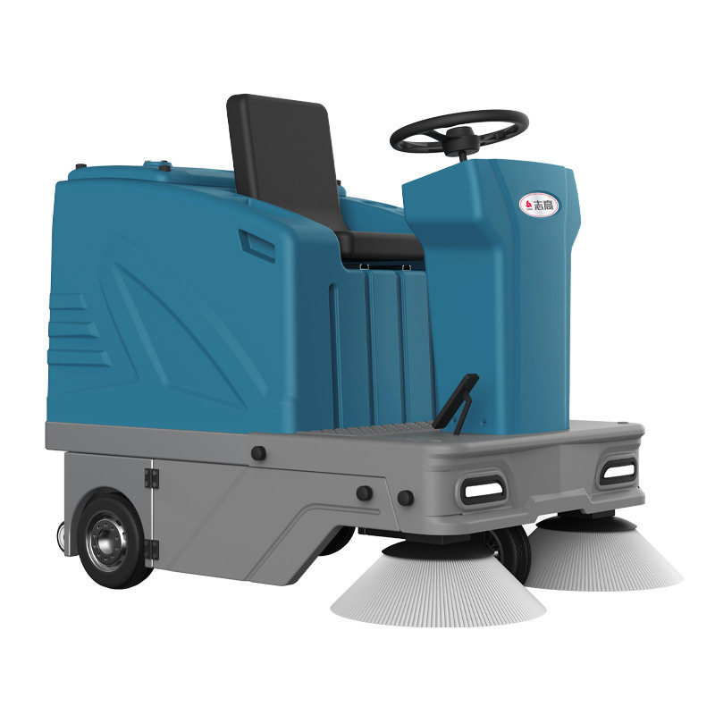 志高驾驶式小型扫地机工厂车间商用工业物业清扫吸尘车扫地车