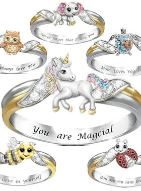 威娅跨境戒指多款式流行戒指 可爱小指环新款上新 厂家直销