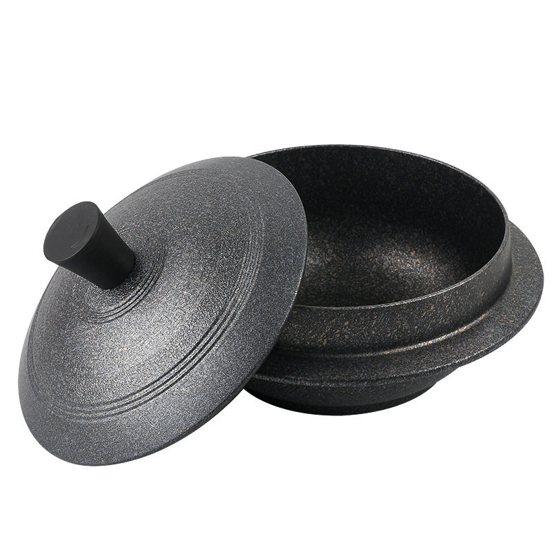 韩国进口Kitchen-Art麦饭石不粘汤锅砂锅拌饭石锅朝鲜汤锅陶器宫