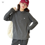 女童2025年冬季新款时尚半拉链字母打底衫女大童保暖个性内搭神器，童装外套，祺儿童装