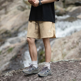 侧边下摆圆弧设计短裤新款三角logo绣花工装五分裤L2256-P35控49，男装休闲裤，电商A362