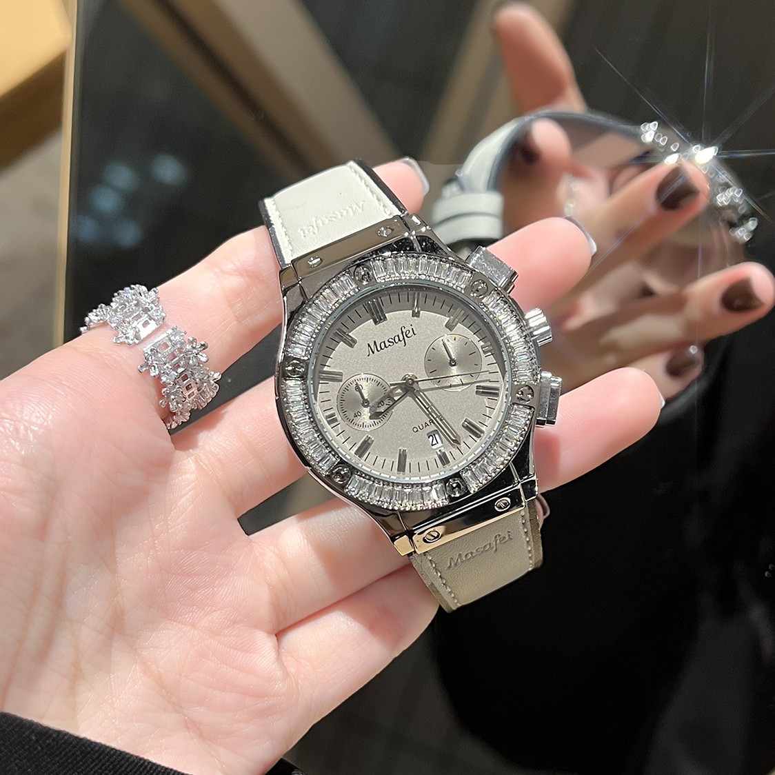 跨境手表Masafei/玛莎菲橡树中性