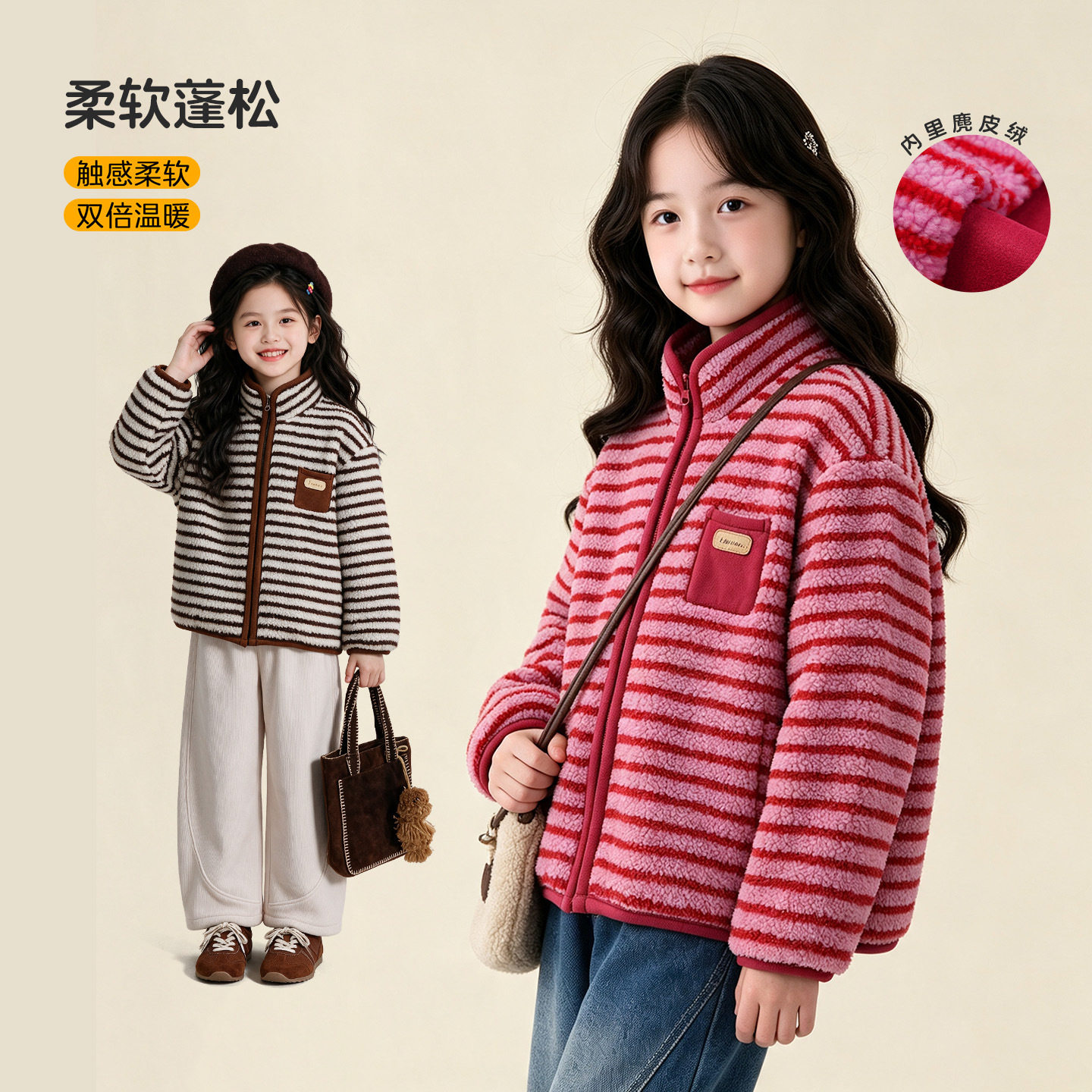 图图小象女大童圆领韩版3岁