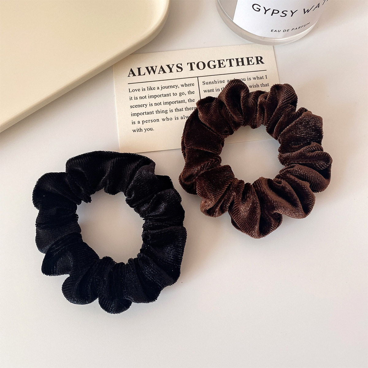 发绳女扎头发皮筋毛绒不伤发头绳