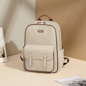 GOLF书包ins双肩包中学生防泼水大容量可装 15寸电脑帆布背包女