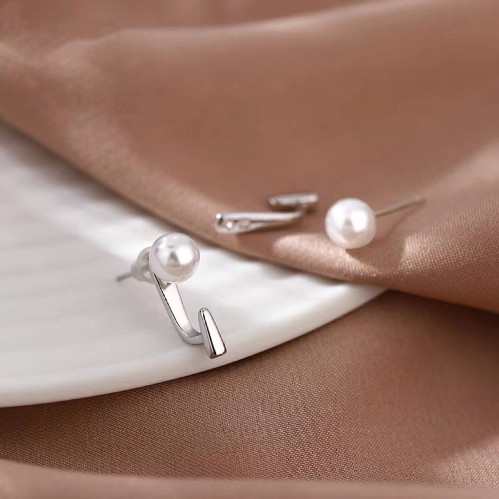 s925纯银珍珠耳钉女气质巴洛克耳环级感小众设计韩国耳饰,饰品/流行首饰/时尚饰品新,耳钉,淘宝优惠券,粉丝福利购,淘宝优惠卷