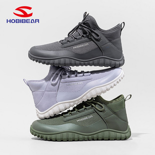 HOBIBEAR春秋鞋宽头鞋帮织物透气休闲鞋女士日常鞋厂家直销