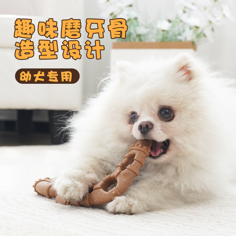 跨境仿骨头磨牙卡啦酷宠通用