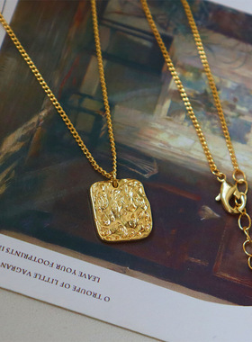 欧美新款复古个性轻奢不规则项链女百搭级感简约小众气质锁骨链