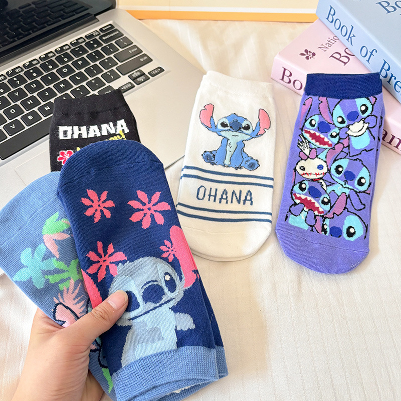 可爱卡通袜子女短袜浅口夏季薄款ins潮韩国日系搞怪学生短腰船袜