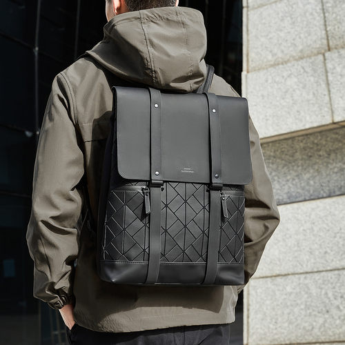 马克华菲旅行外出背包士商务双肩包电脑包大容量书包中生包