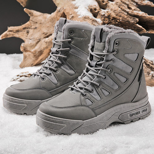 雪地马丁靴加绒加厚保暖