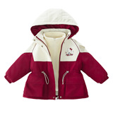 女童加绒棉服冬季2025新款女加厚棉袄冬装儿童保暖冬天衣服潮P145，童装棉衣，祺妙童装