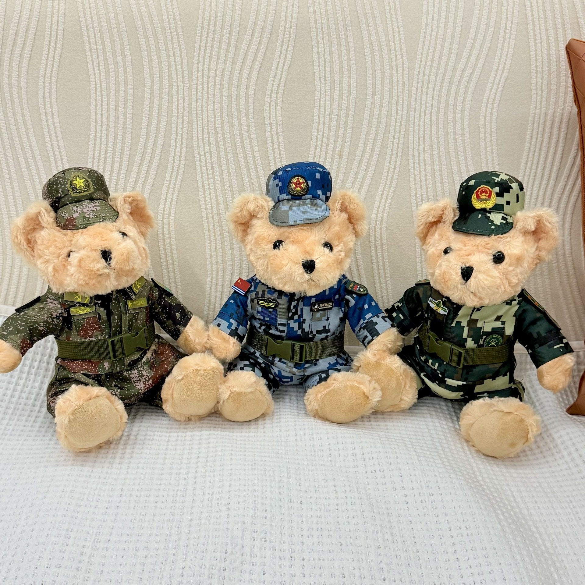 小熊公仔铁骑小熊玩偶警官交警小熊制服消防毛绒小熊玩具,玩具/童车/益智/积木/模型,毛绒/玩偶/公仔/布艺类玩具,淘宝优惠券,粉丝福利购,淘宝优惠卷