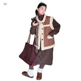 女童2025年冬季新款洋气皮毛一体马甲长款毛衣套装中大童加绒加厚，童装休闲套装，祺儿童装