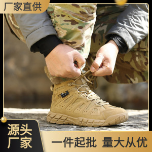 唤龙户外中邦沙漠作战靴城市通勤户外鞋男款战术鞋冬季徒步登山靴