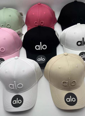 a新款I瑜伽o女硬顶棒球帽鸭舌帽情侣款透气运动防晒遮阳帽棉