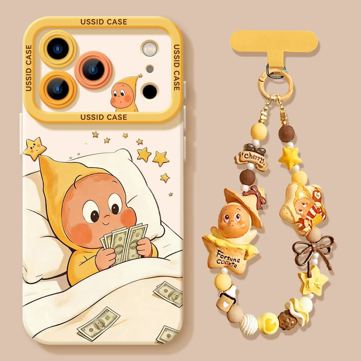 创意星星人数钱iphone17手机壳