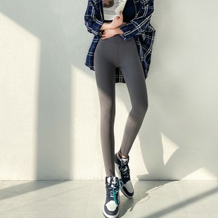 韩版 莱卡九分中厚打底裤 鲨鱼裤 女装 面料舒适 女春秋季 606lulu同款