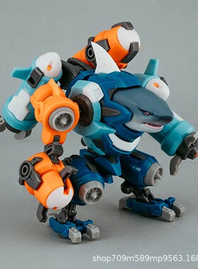 FIFTYSEVEN NO.57傀甲小队-鲛鲨 拼装国创机甲系列模型玩具1:24