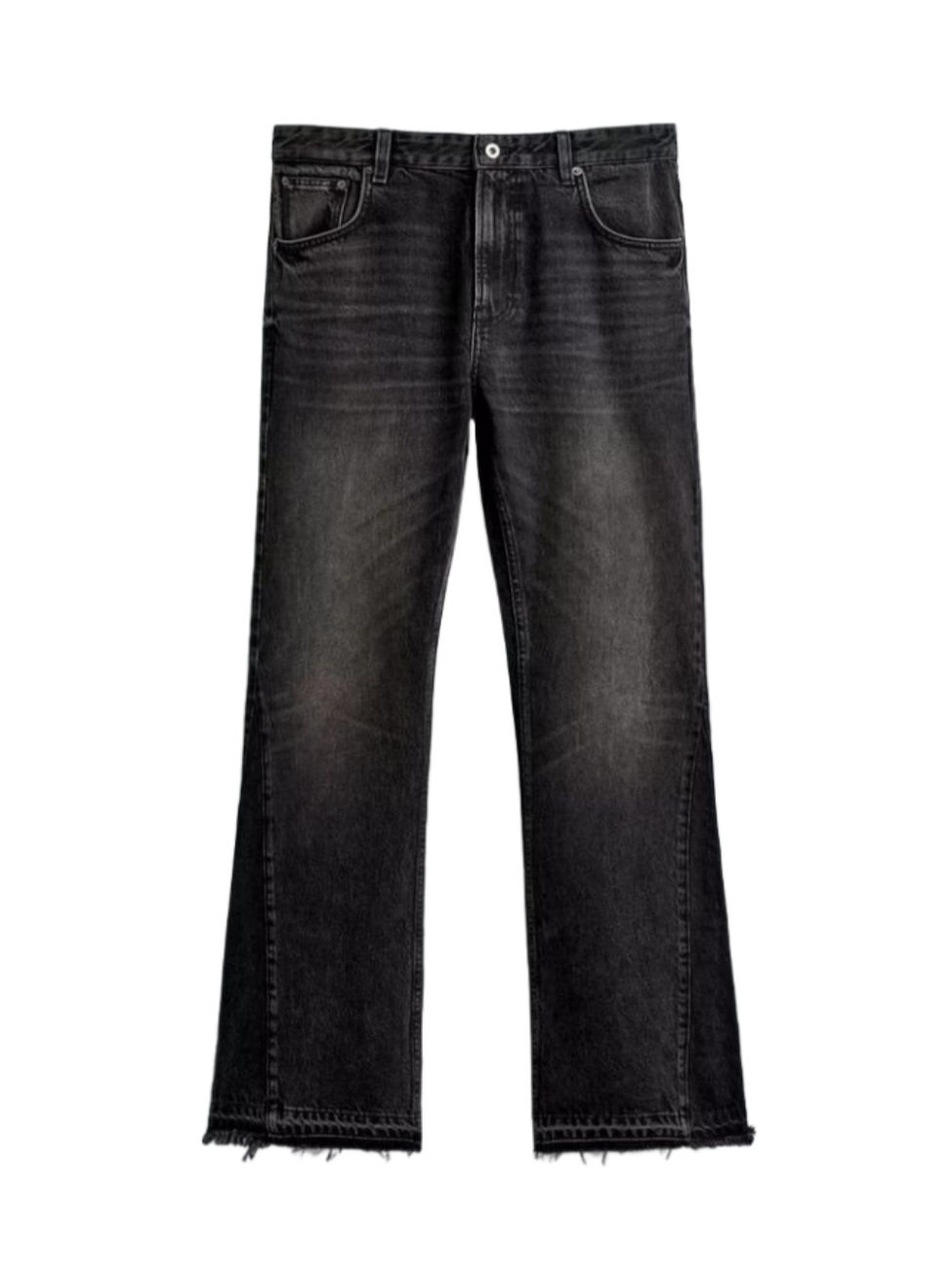 Za American-Style Washed Vintage Jeans for Men, Autumn High Street Cleanfit Straight-Leg Trendy Brand Pants, Trendy Casu foto 6