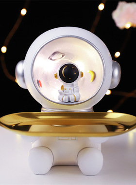 特大号宇航员托盘星系守护太空人玄关家居收纳摆件生日七夕礼物