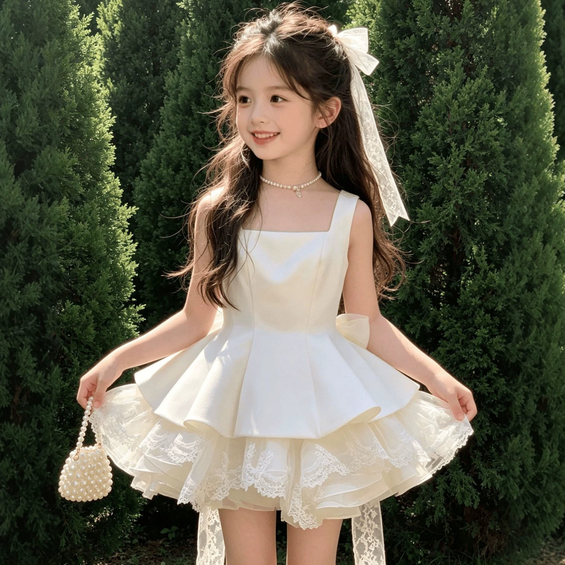 女公主裙仙女风夏季生日礼服裙图片