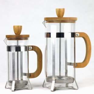 Sliver French Press Coffee Maker Cafetiere Cup Frame heat-re