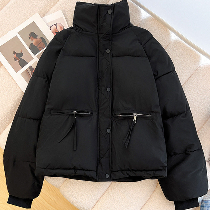 羽绒棉衣潮学院风2024年加厚棉衣/棉服