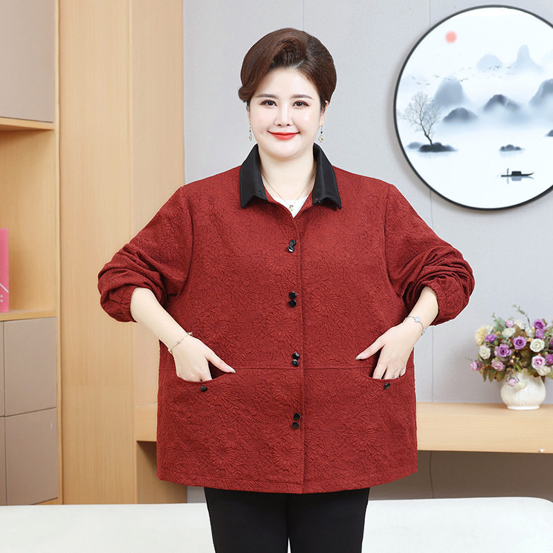 外套夹克妈妈休闲薄款2025年秋季