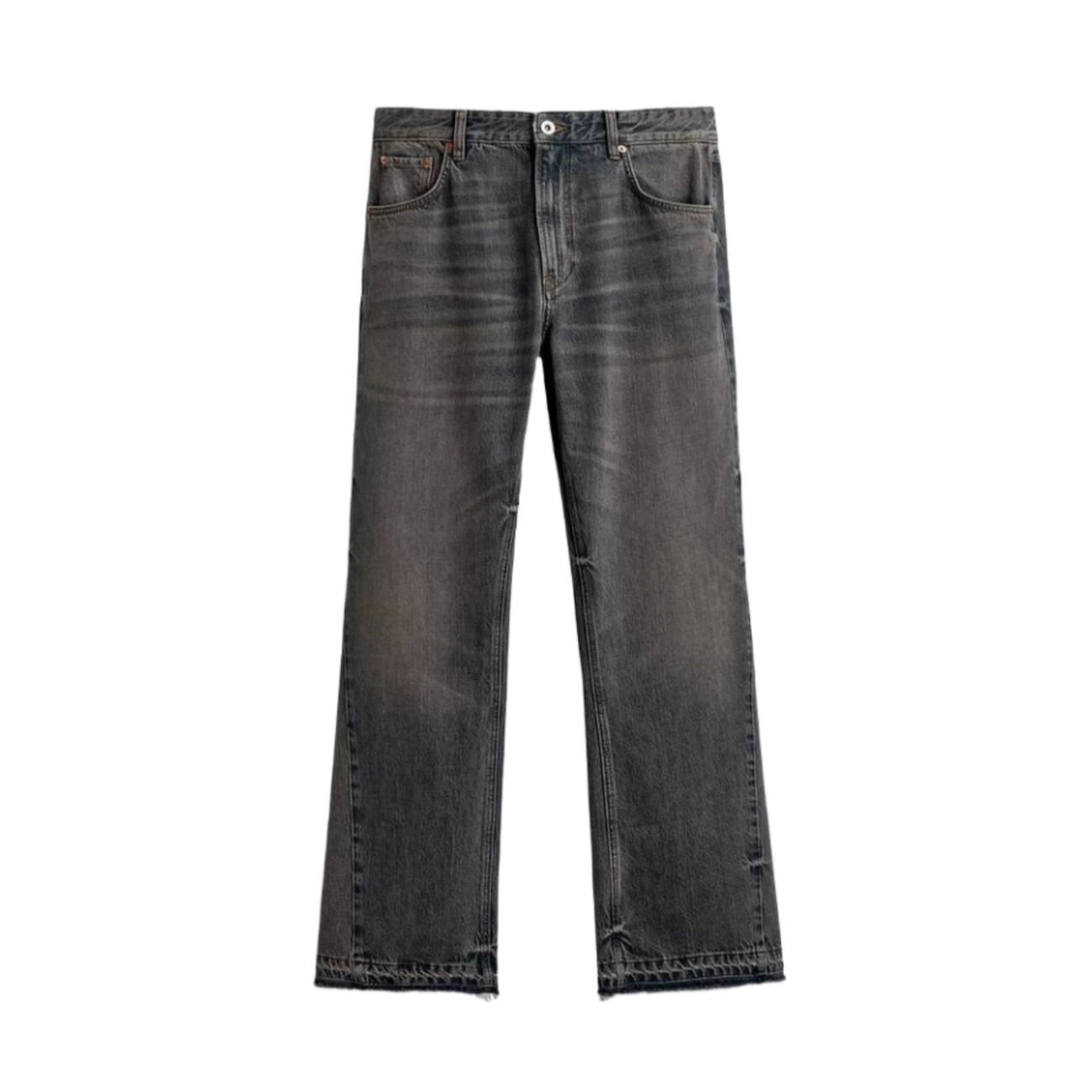 Za American-Style Washed Vintage Jeans for Men, Autumn High St