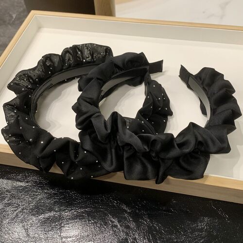 显脸小压发头箍发卡褶皱