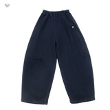 女童加绒卫裤2025年秋冬新款中大童纯色弯刀裤休闲阔腿裤运动长裤，童装裤子，祺儿童装