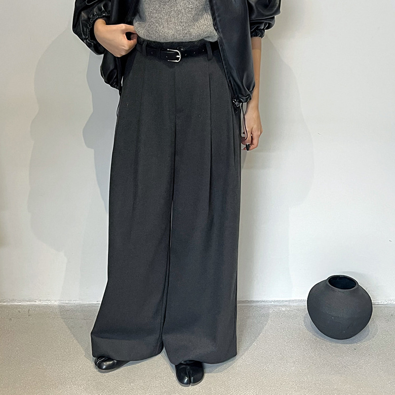 GN休闲高腰长裤裤子送腰带