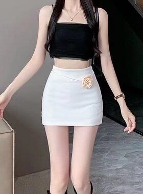 迷你包裙小众辣妹弹力半裙