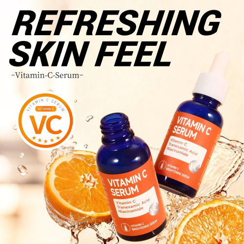新品跨境VITAMIN C SERUM VC维生素精华液保湿抗氧提亮厂家